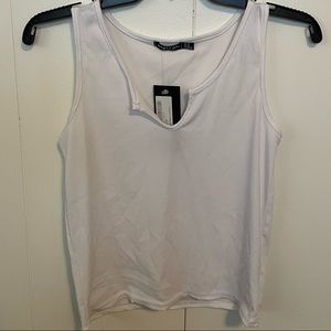 Nasty Gal white tank top